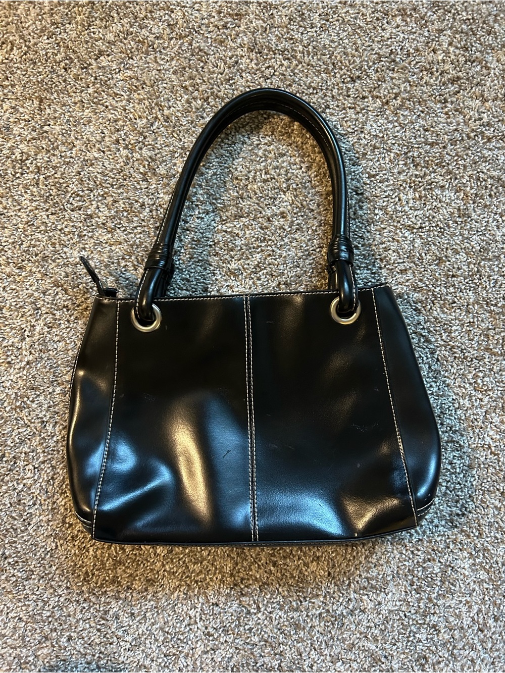 Wilsons Leather Black Leather Shoulder Bag